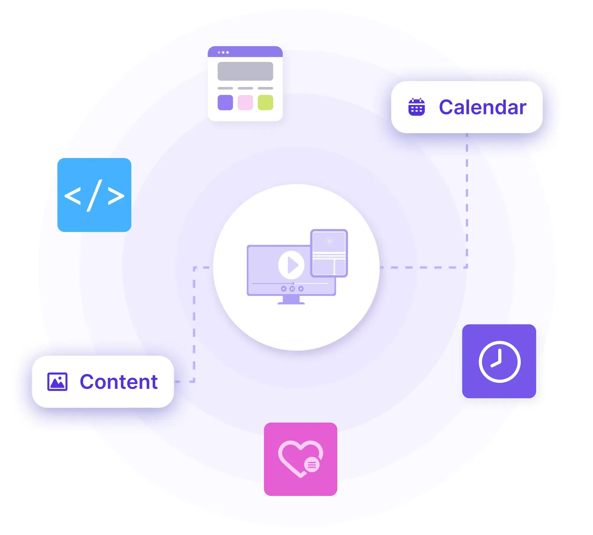 icon related to Your existing systems stay behind the scenes