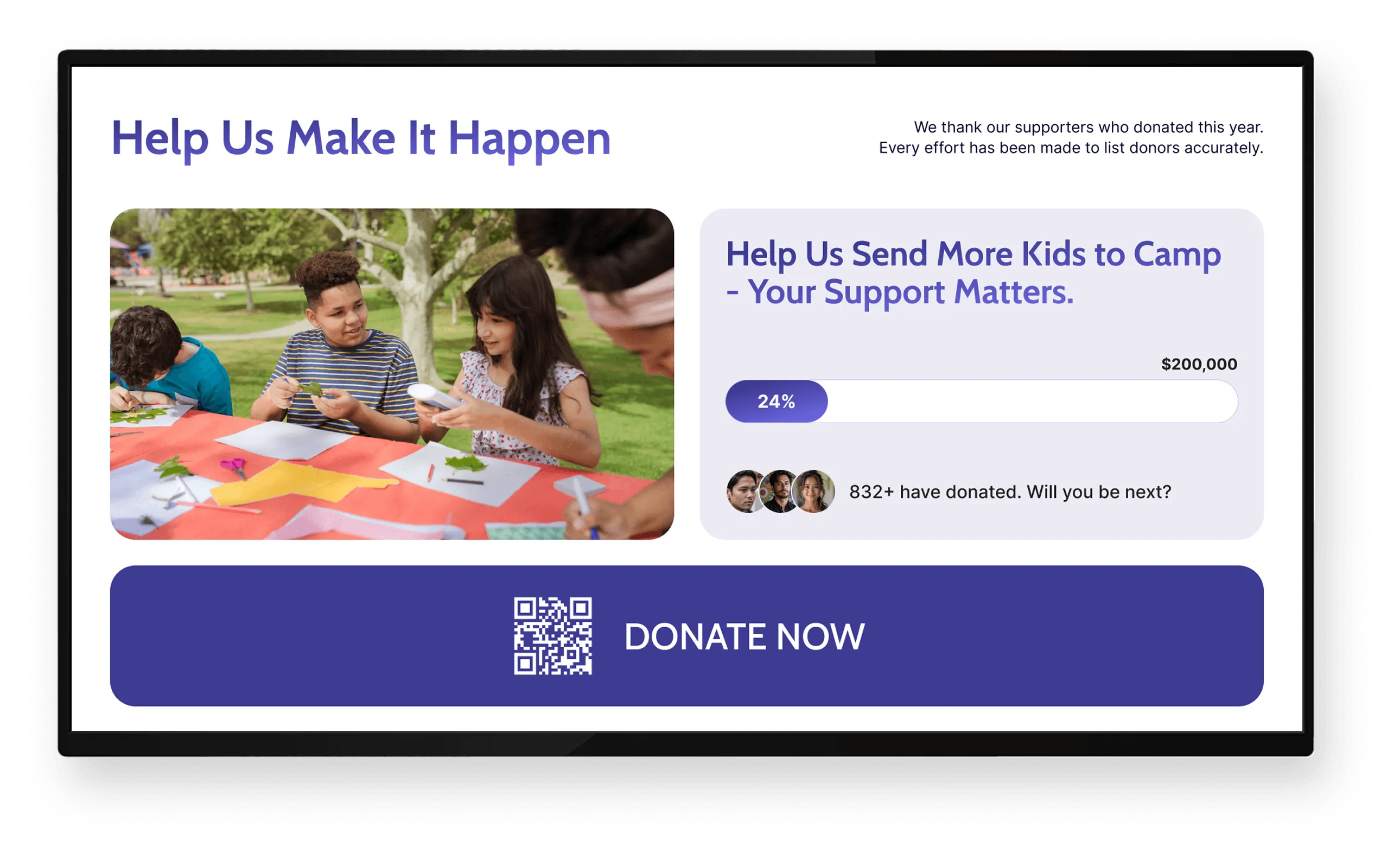 Make screens a reliable part of your mission