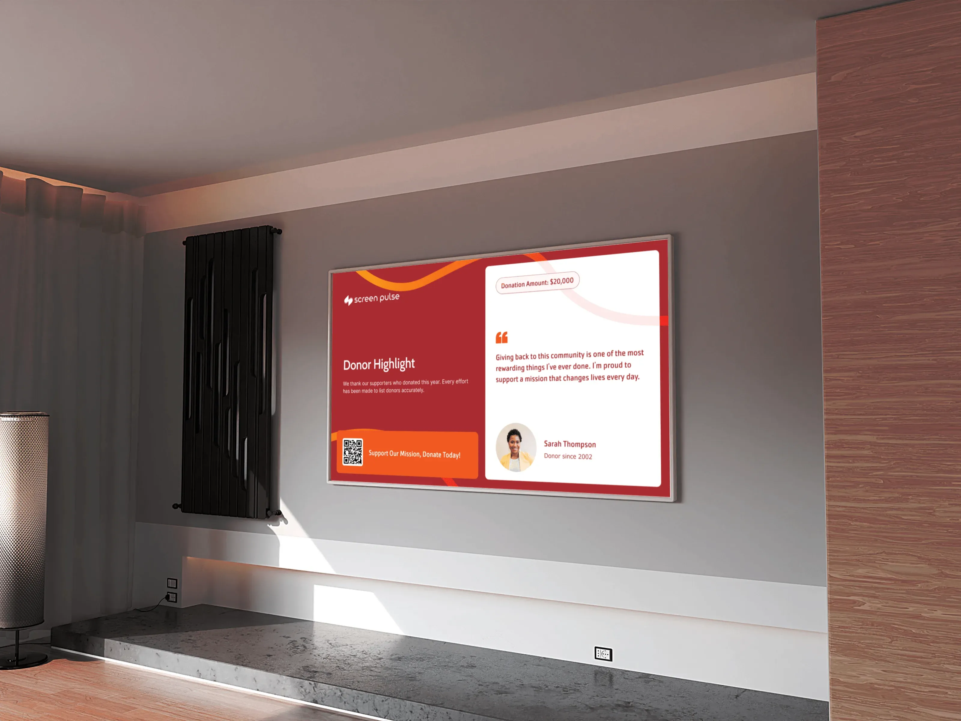 Donor & sponsor recognition