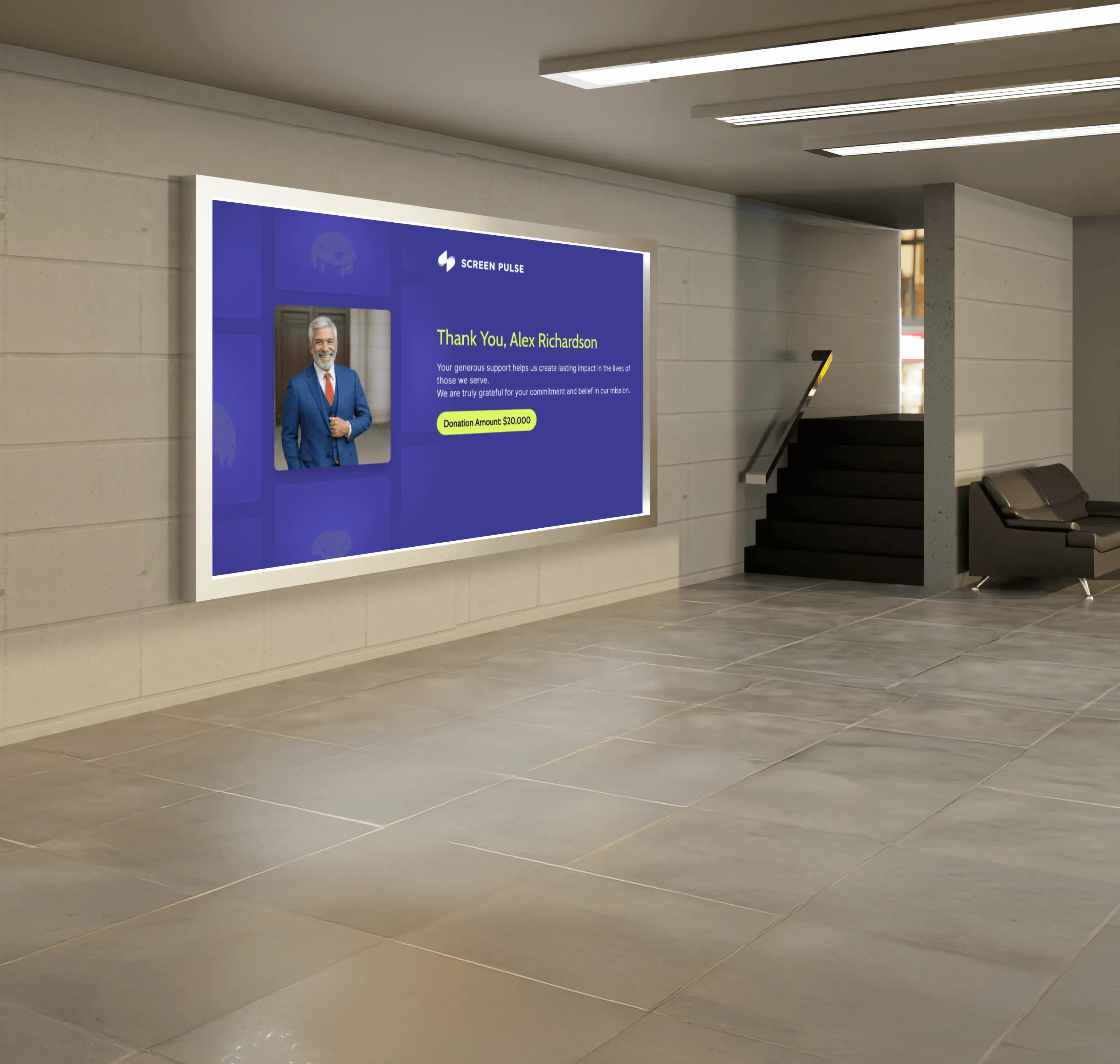 Donor walls & impact stories