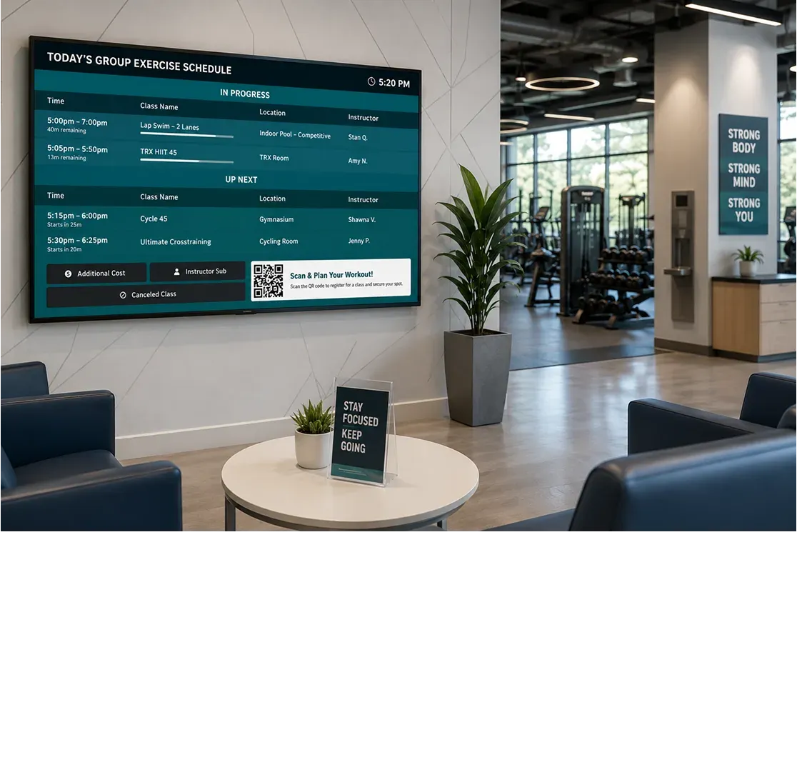 Waiting areas
