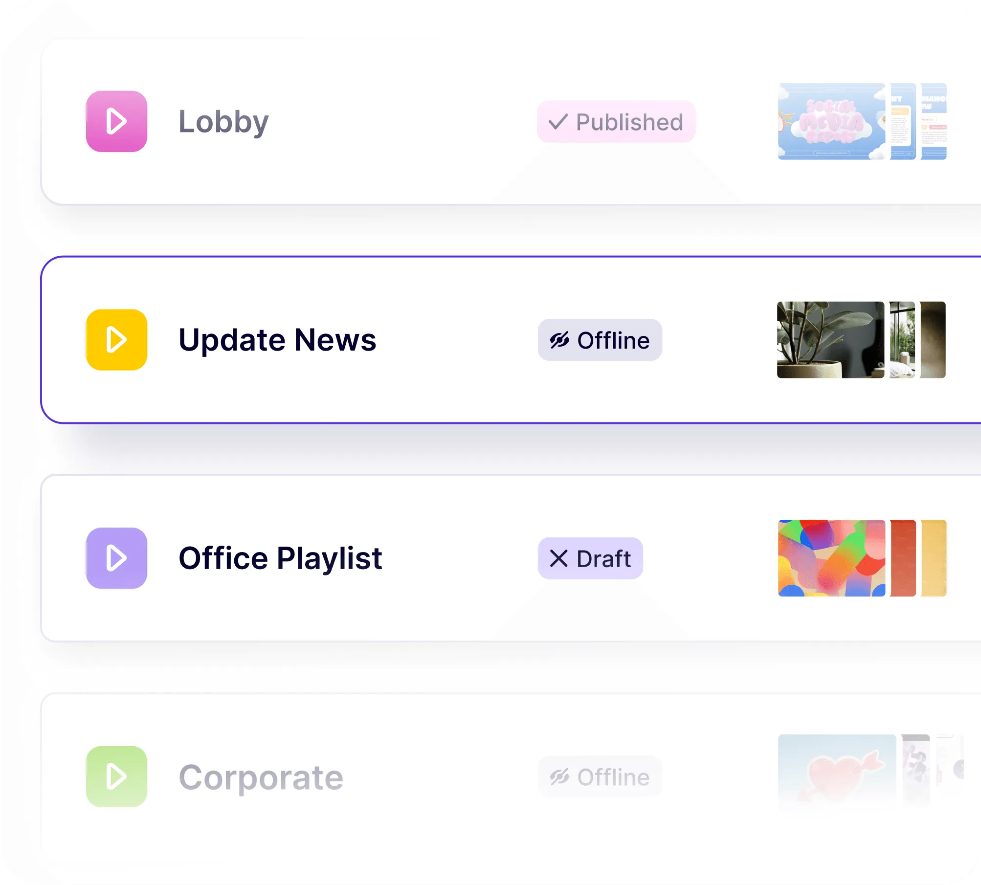 icon related to Playlists & Scheduling