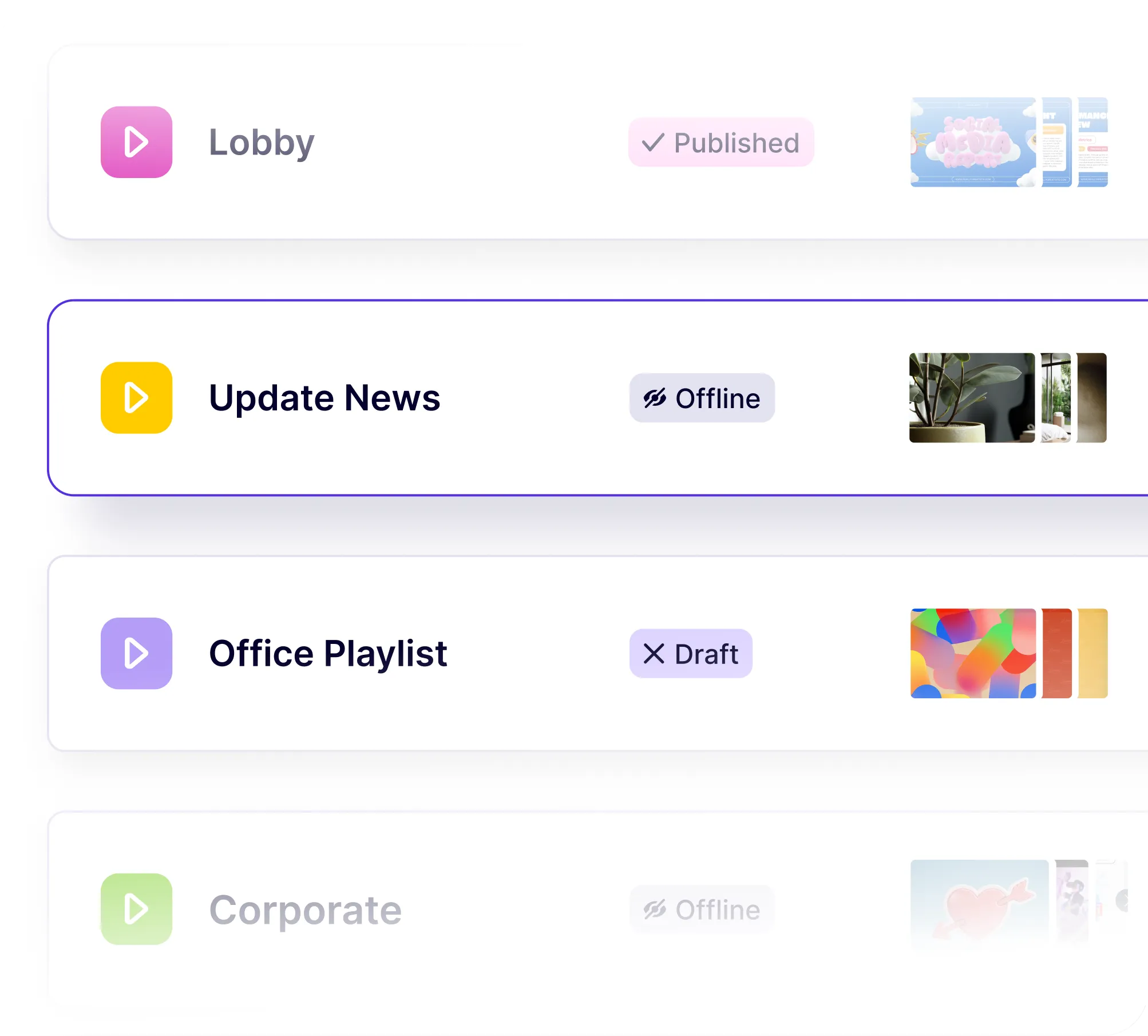 icon related to Playlists & Scheduling