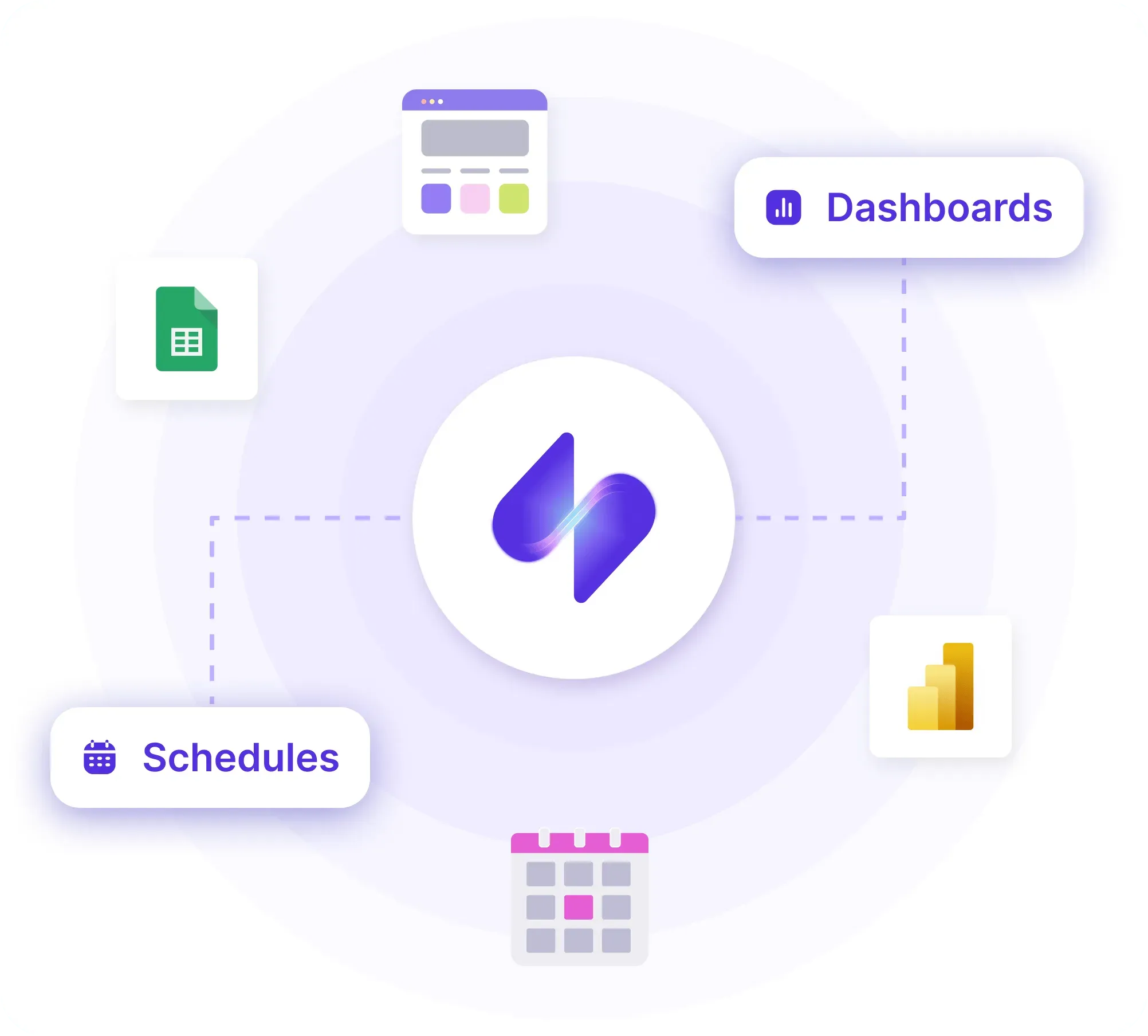 icon related to Production systems remain the source of data